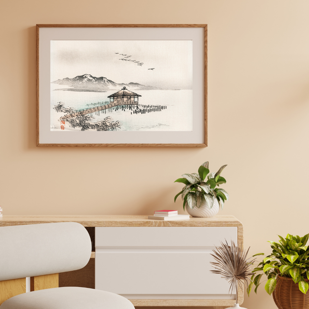 Cottage by the Sea | Kōno Bairei