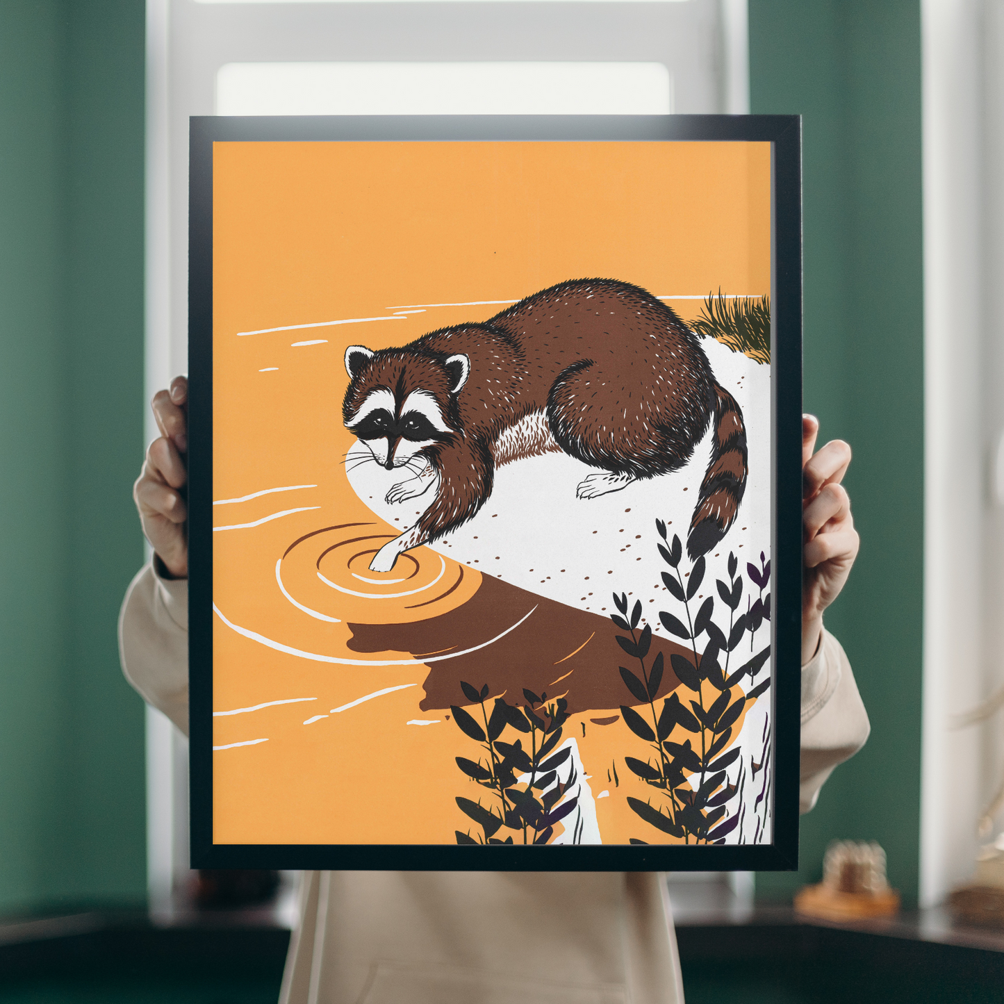 Raccoon Poster