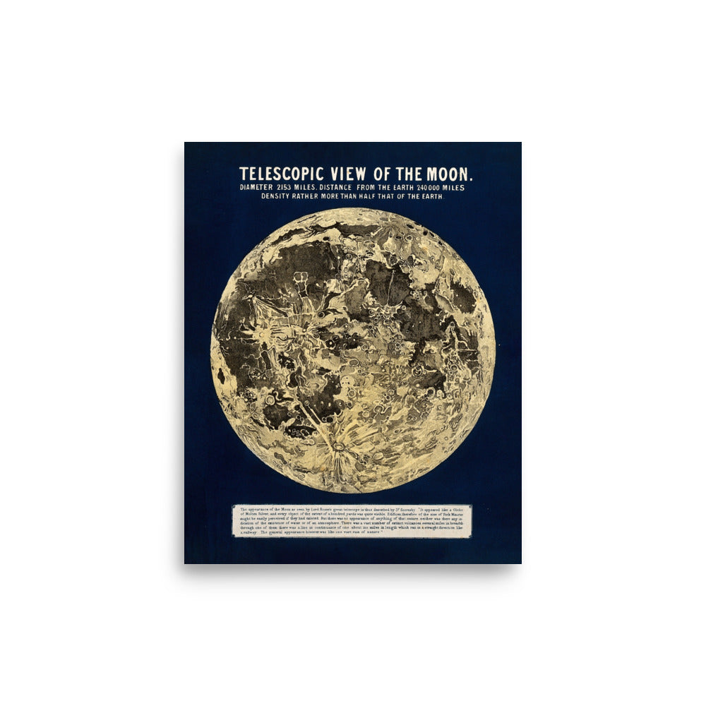 Lunar Terrain | Vintage Astronomy